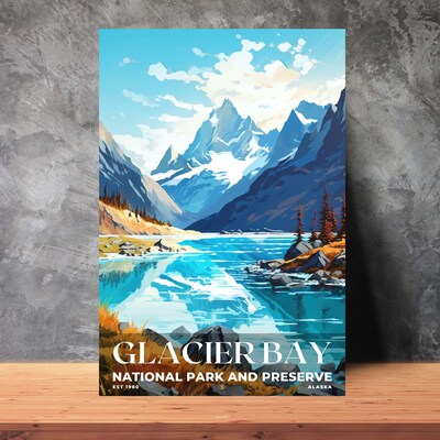 Glacier Bay National Park and Preserve Poster, Travel Art, Office Poster, Home Decor | S6 - image3